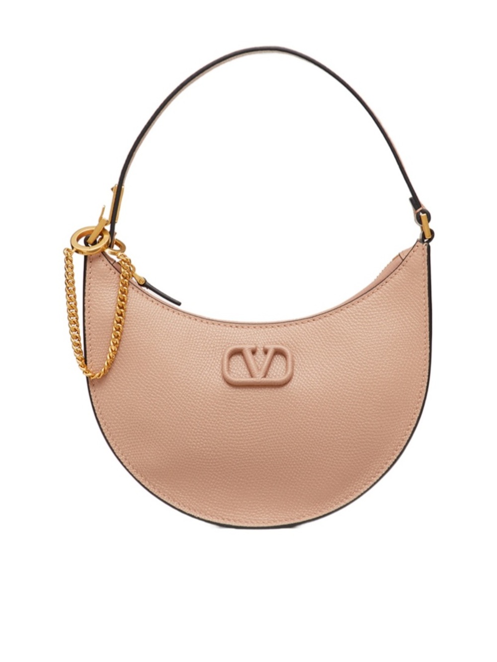 Valentino Garavani VLogo Signature Zip Up Mini Shoulder Bag